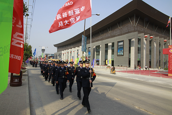 中亚集团保安大队年度总结暨誓师大会现场
