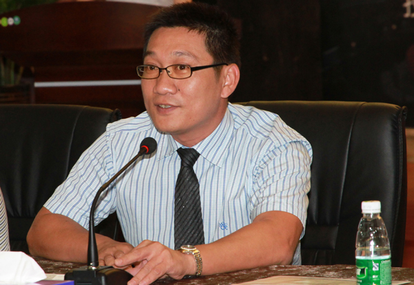 集团副总裁陈俊平在会上致欢迎辞