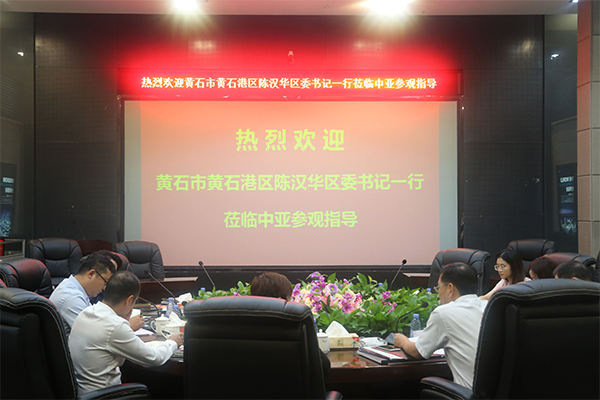 黄石市黄石港区委书记陈汉华一行莅临中亚参观考察(图6)