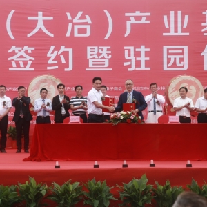 中亚硅谷（大冶）产业基地正式开业